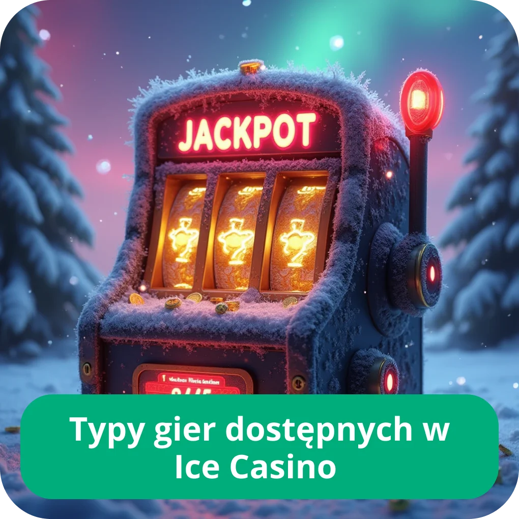 Typy gier dostępnych w Ice Casino